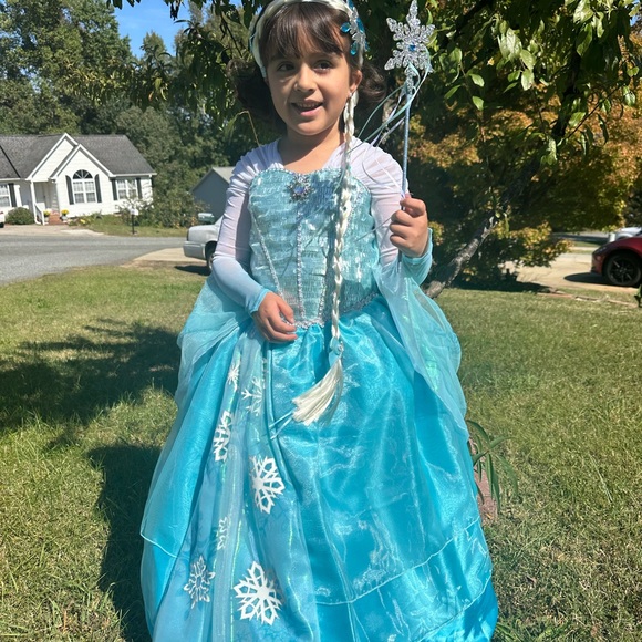 Elsa Dress Deluxe Costume 7/8 Official Disney Store Limited Edition - Picture 5 of 5